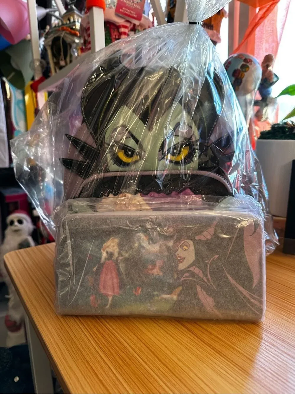 Loungefly Disney Villains Scene Sleeping Beauty Maleficent Backpack & Wallet NWT